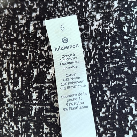 Lululemon Extra Mile Long Sleeve Running Shirt
Suited Jacquard Black White Sz 6 - Picture 13 of 13